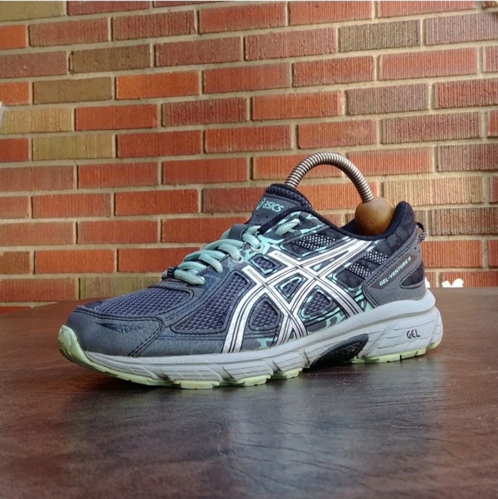 WOMENS ASICS GEL VENTURE 6 RUNNING SHOES SZ 8